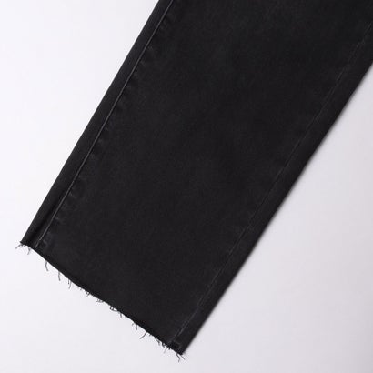 ストレートクロップドブラックデニム （BLACK）｜詳細画像