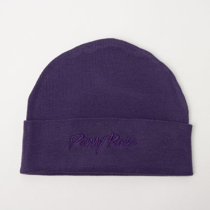 DENNY ROSE刺繍ポイントビーニー （PURPLE）｜詳細画像