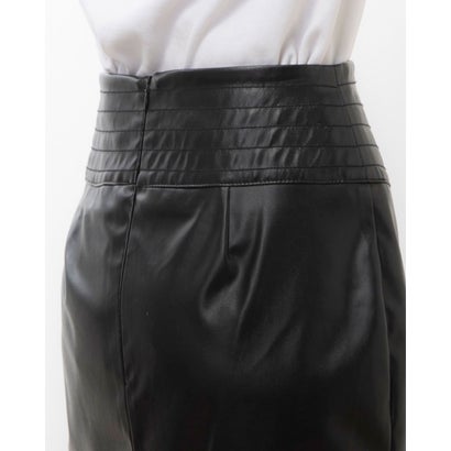 デニーローズ DENNY ROSE スリットポイントフェイクレザータイトスカート （BLACK）｜詳細画像