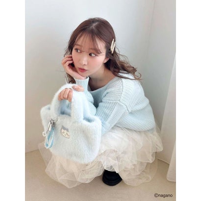 【ちいかわ/dazzlin specialcollection】フリルスリーブニットプルオーバー （イエロー）｜詳細画像