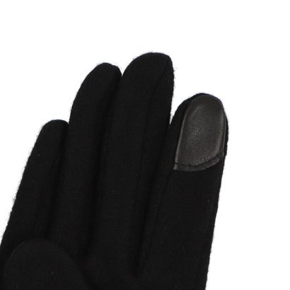 ダックス DAKS 婦人 ジャージ手袋 スマホ対応 五本指 （ブラック）｜詳細画像