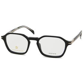眼鏡フレーム アイウェア 50サイズ インターナショナルフィット ブラック メンズ レディース DB 1125 2M2 （フレーム：ブラック）
