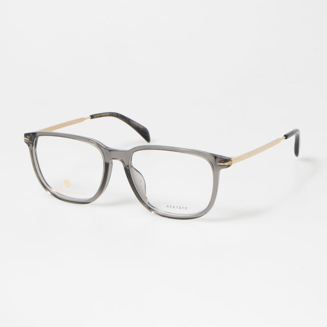 
                    メガネ 眼鏡 アイウェア レディース メンズ （グレー/ゴールド）