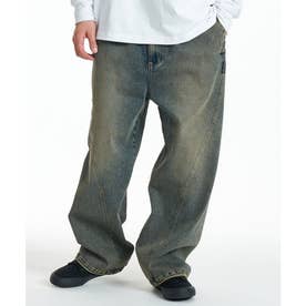 ロングパンツ メンズ バギーパンツ スーパーワイドシルエット ストレッチ DPT264036 （LBB）