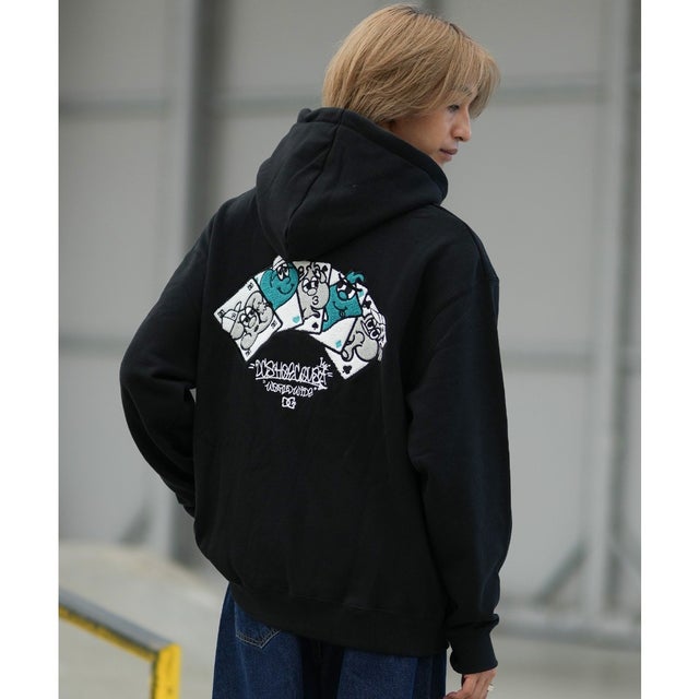 プルオーバー パーカー フーディー メンズ オーバーサイズ 26 （BLK）