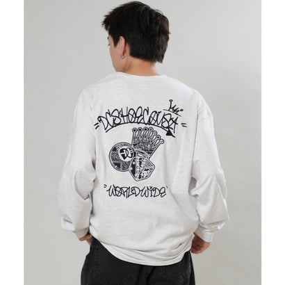ディーシー DC 長袖 Tシャツ ロンT メンズ バックプリント 26 （GRY）｜詳細画像