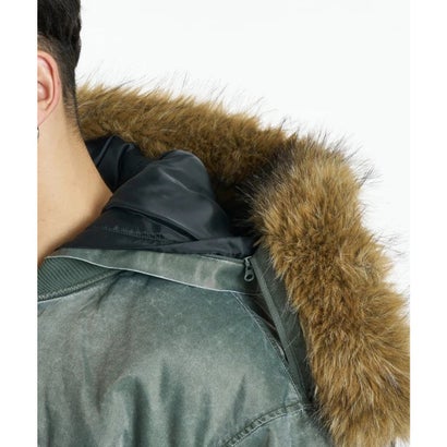 ディーシー DC ジャケット メンズ MA-1 26 FUR HOOD （BLK）｜詳細画像