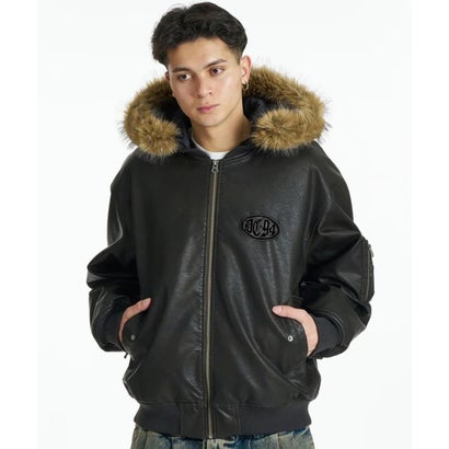 ディーシー DC ジャケット メンズ MA-1 26 FUR HOOD （BLK）｜詳細画像