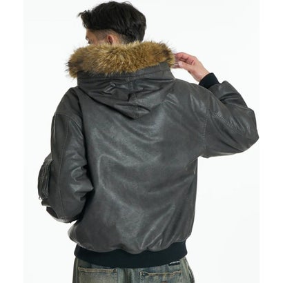 ディーシー DC ジャケット メンズ MA-1 26 FUR HOOD （KHA）｜詳細画像