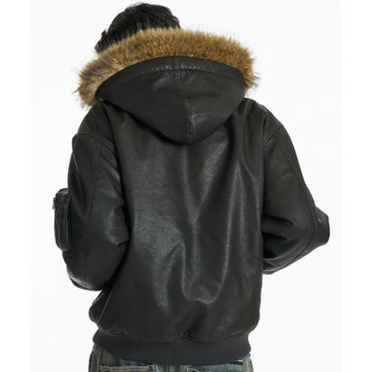 ディーシー DC ジャケット メンズ MA-1 26 FUR HOOD （KHA）｜詳細画像