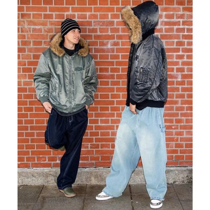 ディーシー DC ジャケット メンズ MA-1 26 FUR HOOD （BKL）｜詳細画像