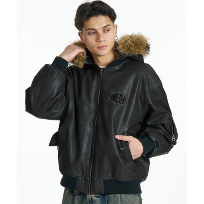 ディーシー DC ジャケット メンズ MA-1 26 FUR HOOD （BKL）｜詳細画像