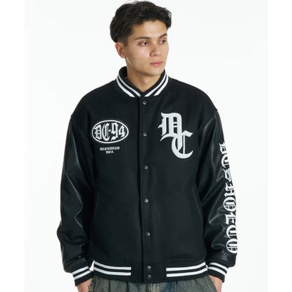 ディーシー DC スタジャン メンズ バックプリント 26 VARSITY JACKET （BLK）｜詳細画像