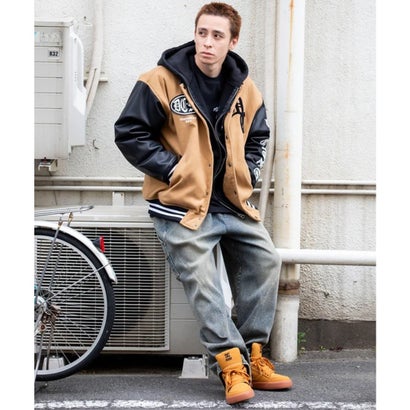 ディーシー DC スタジャン メンズ バックプリント 26 VARSITY JACKET （BKL）｜詳細画像