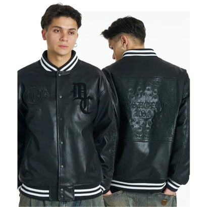 ディーシー DC スタジャン メンズ バックプリント 26 VARSITY JACKET （BKL）｜詳細画像