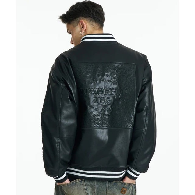 スタジャン メンズ バックプリント 26 VARSITY JACKET （BKL）