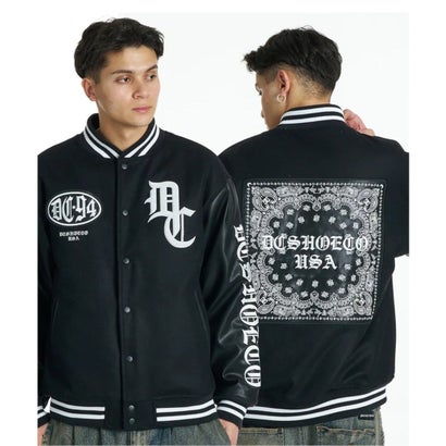 ディーシー DC スタジャン メンズ バックプリント 26 VARSITY JACKET （BEG）｜詳細画像