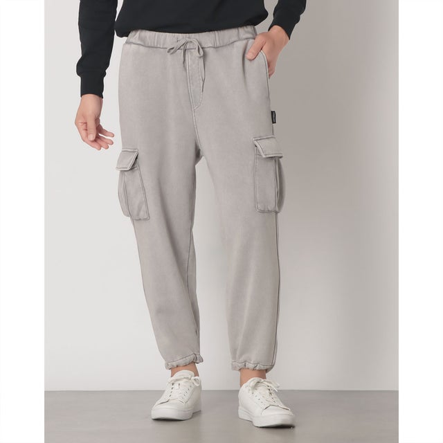 26 HIDDEN FLEECE CARGO PANT （GRAY SULPHUR DYE）