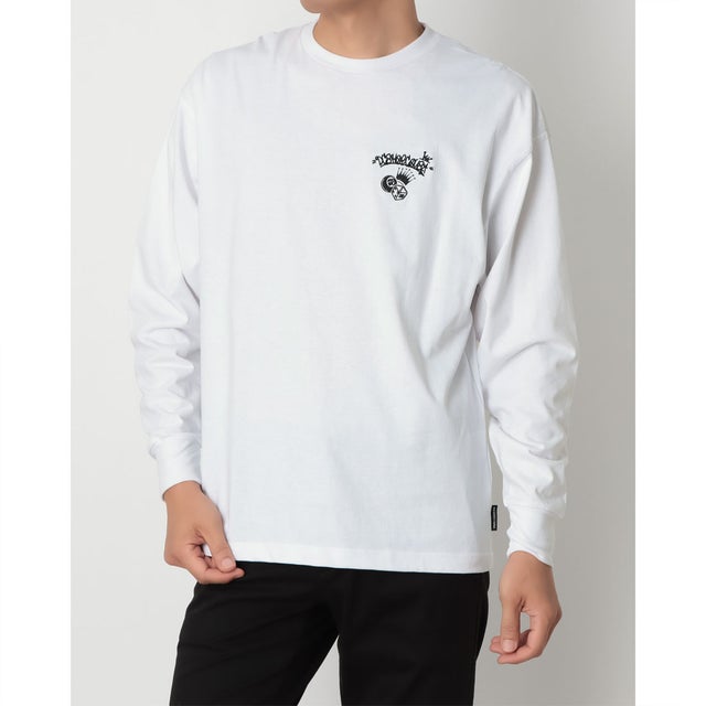 メンズ アウトドアカジュアル 長袖Tシャツ 26 GAME APP LS DLT264050 （WHT）