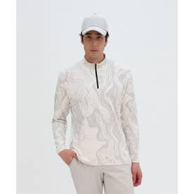 デサントゴルフ DESCENTE ゴルフ 防風プリントモックネック長袖シャツ