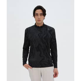 デサントゴルフ DESCENTE ゴルフ 防風プリントモックネック長袖シャツ