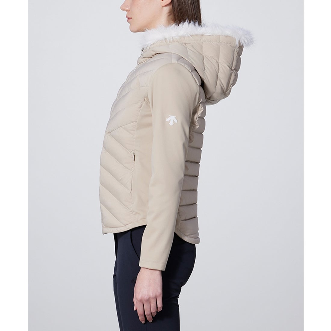 DESCENTE ゴルフ ハイブリッドフーディーダウンジャケット -デサント 
