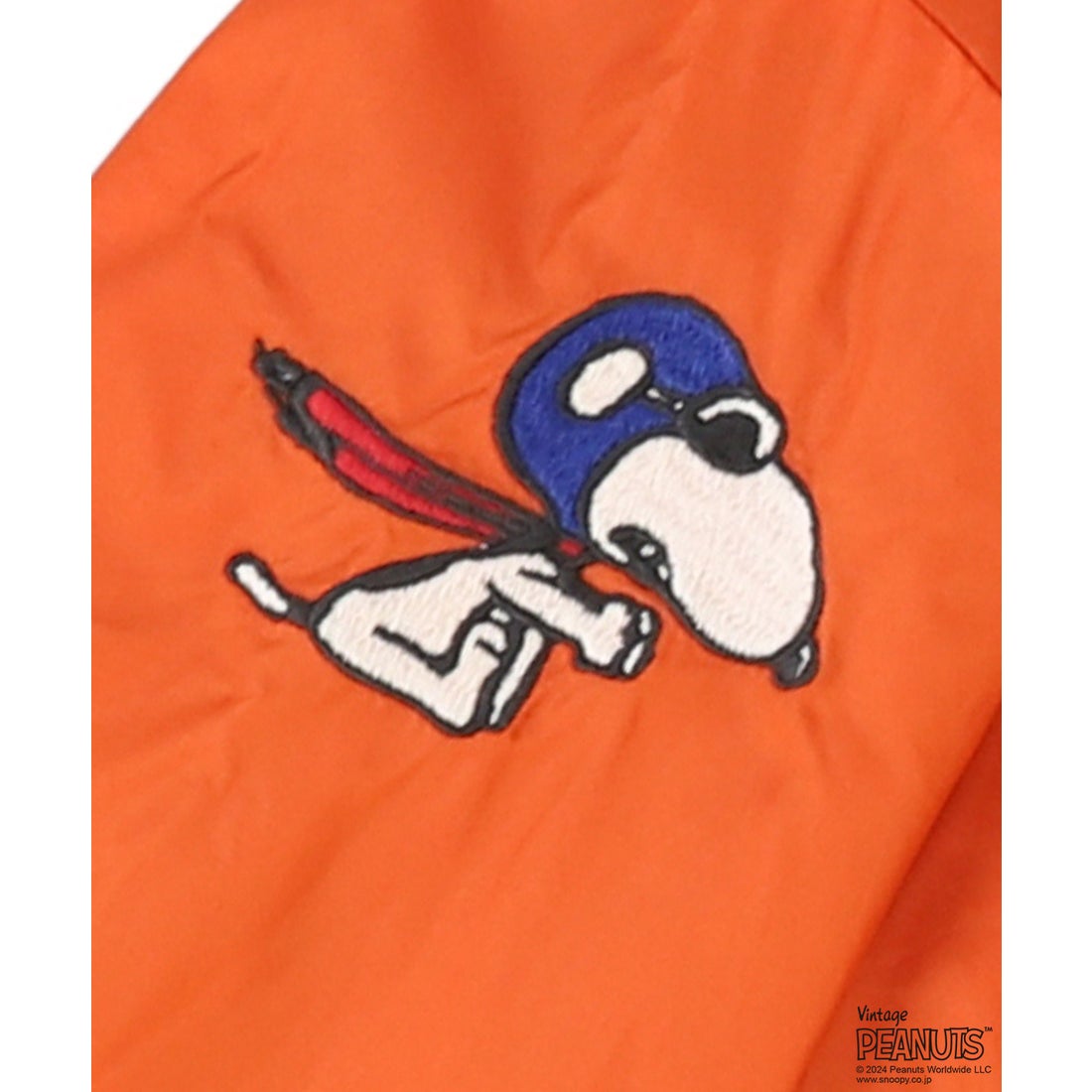 デニムダンガリー DENIM DUNGAREE SNOOPY Coach Jacket （オレンジ