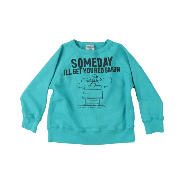 SNOOPY SOMEDAY Sweat Shirt （LIGHT GREEN）