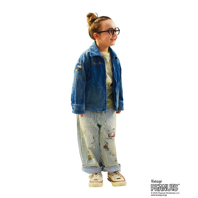 Hickory SNOOPY Double Knee Pants （BLUE）