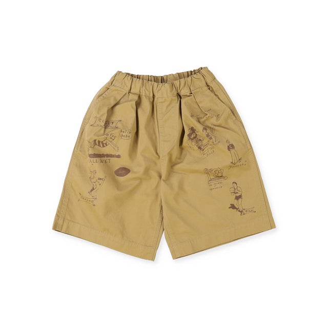 Compact Chino Gaucho Pants （BEIGE）