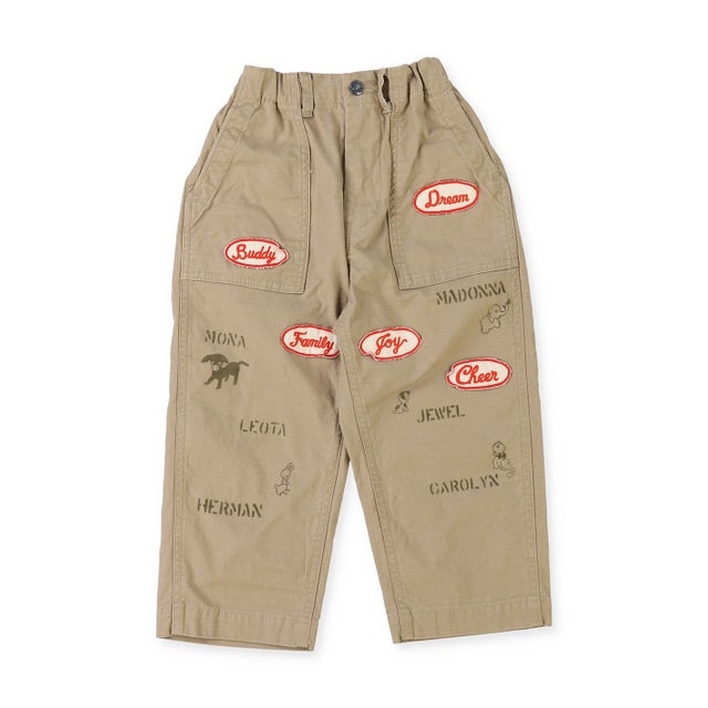 Stretch Back Satin Pants （BEIGE）