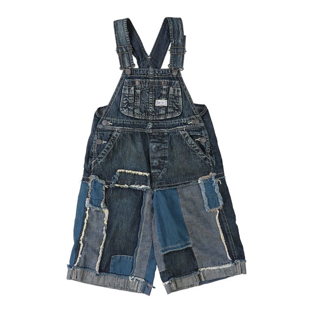DENIM DUNGAREE オーバーオール サロペット ピースマーク 90 DENIM DUNGAREE デニムダンガリー - オーバーオール・セットアップ -靴