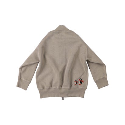 デニムダンガリー DENIM DUNGAREE Brushed Fleece PENNIE Jacket （GRAY）｜詳細画像