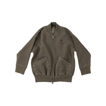 デニムダンガリー DENIM DUNGAREE Brushed Fleece PENNIE Jacket （BROWN）｜詳細画像