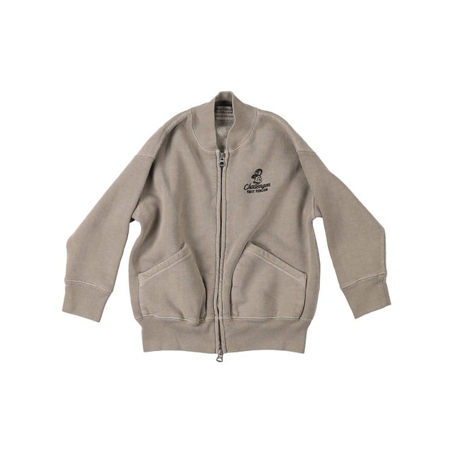 Brushed Fleece PENNIE Jacket （GRAY）