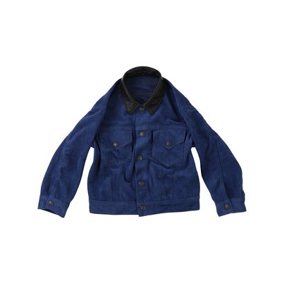 Fake Suede Jacket （NAVY）｜詳細画像