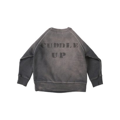 Vintage Pile CENTER Sweatshirt （CHARCOAL GRAY）｜詳細画像