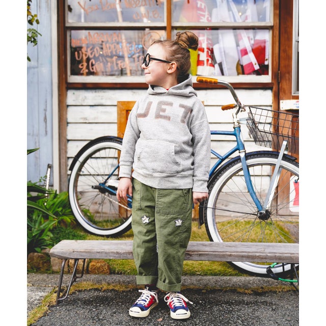 Back Satin Star Pants （KHAKI）