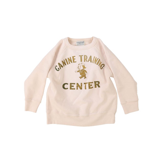 Vintage Pile CENTER Sweatshirt （WHITE）