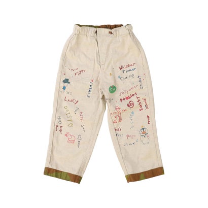 Back Satin Camouflage Reversible Pants （OFF WHITE）｜詳細画像