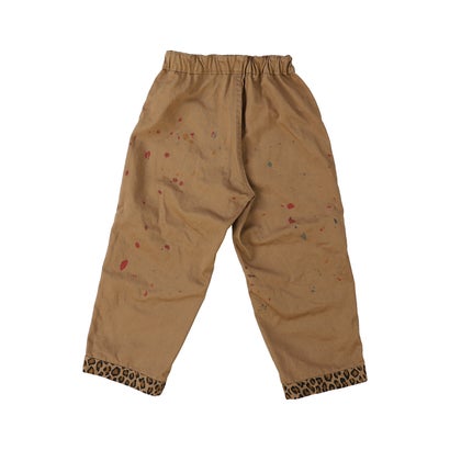 Back Satin Camouflage Reversible Pants （BROWN）｜詳細画像