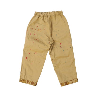 Back Satin Camouflage Reversible Pants （MUSTARD）｜詳細画像
