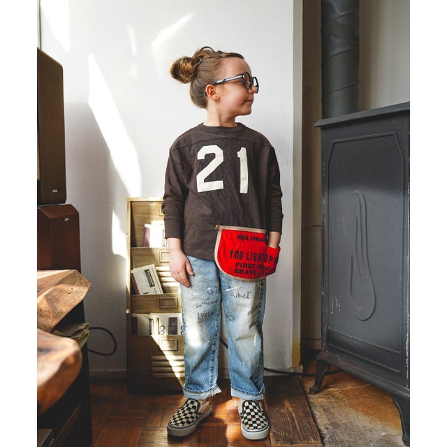 Apron L/S Tee （BLACK）