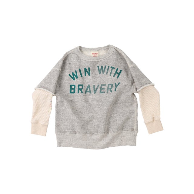 WIN Layered Sweatshirt （GRAY）