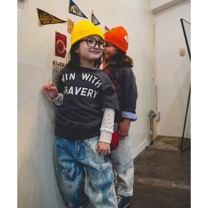 WIN Layered Sweatshirt （BLACK）｜詳細画像