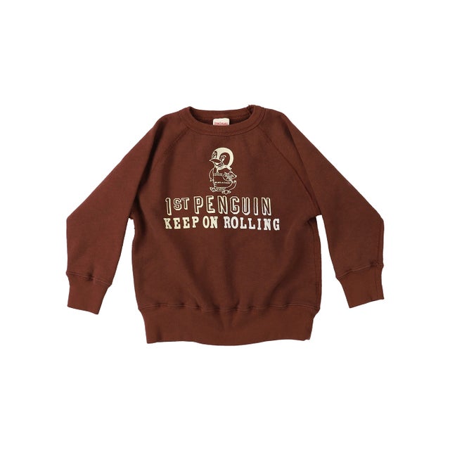 PENNIE Patch Sweatshirt （BROWN）