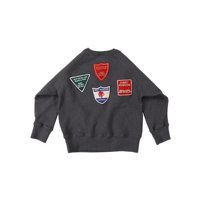 デニムダンガリー DENIM DUNGAREE PENNIE Patch Sweatshirt （BLACK）｜詳細画像