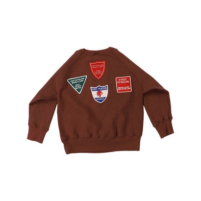 PENNIE Patch Sweatshirt （BROWN）｜詳細画像