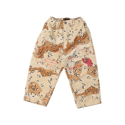 Desert Camouflage Scribble Pants （OFF WHITE）｜詳細画像