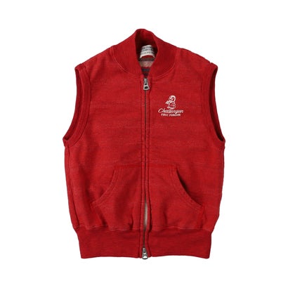 Inlay Striped PENNIE Vest （RED）｜詳細画像